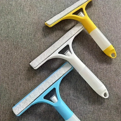 2pcs Multi-Purpose 3-in-1 Glass Cleaner with Scraper & Sprayer - Handheld Window, Shower, and Car Windshield Wiper for Efficient Cleaning